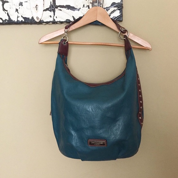 David Jones Handbags - Teal David Jones Shoulder Bag